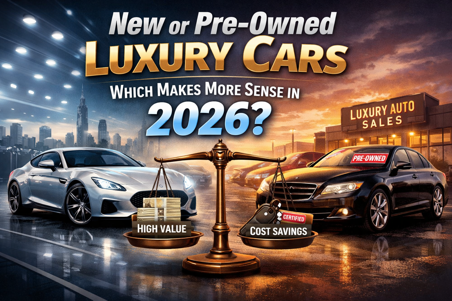 New or Pre Owned Luxury Cars Which Makes More Sense in 2026